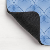 Soft Blue, ongeëvenaarde Elegance Mousepad Muismat (Hoek)