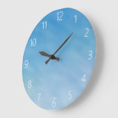 Soft Blue Sky en diskette wolken Grote Klok (Hoek)