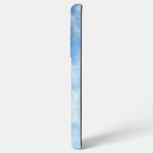 Soft Blue Sky Watercolor Cloud Samsung Galaxy Hoesje (Linkerkant)