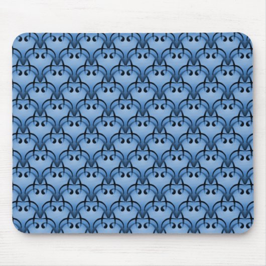 Soft Blue Sophisticated Bliss Mousepad Muismat (Voorkant)