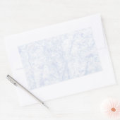 Soft Blue Tint Rowan Rechthoekige Sticker (Envelop)