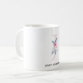 SOFT BLUSH BLUE FLORAL ALPHABETS NAME BRIEF J KOFFIEMOK (Voorkant links)