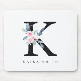 SOFT BLUSH BLUE FLORAL ALPHABETS NAME BRIEF K MUISMAT