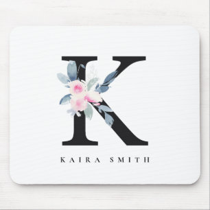 SOFT BLUSH BLUE FLORAL ALPHABETS NAME BRIEF K MUISMAT