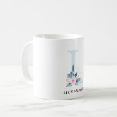 SOFT BLUSH BLUE FLORAL ALPHABETS NAME BRIEF L KOFFIEMOK (Voorkant links)