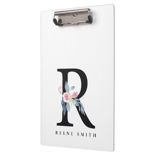 SOFT BLUSH BLUE FLORAL ALPHABETS NAME BRIEF R KLEMBORD (Links)