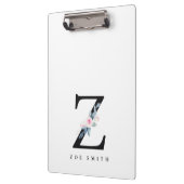 SOFT BLUSH BLUE FLORAL ALPHABETS NAME BRIEF Z KLEMBORD (Links)