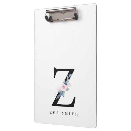 SOFT BLUSH BLUE FLORAL ALPHABETS NAME BRIEF Z KLEMBORD (Links)