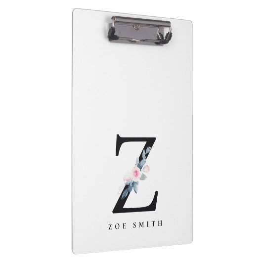 SOFT BLUSH BLUE FLORAL ALPHABETS NAME BRIEF Z KLEMBORD (Rechts)