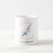 SOFT BLUSH BLUE FLORAL ALPHABETS NAME BRIEF Z KOFFIEMOK (Center)