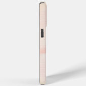 Soft Blush Elegant Waterverf iPhone Case (Achterkant / Rechts)