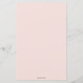 Soft Blush Floral Bride of Groom Raad die het zei (Achterkant)