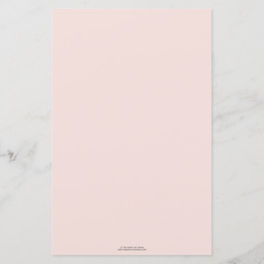 Soft Blush Floral Bride of Groom Raad die het zei (Achterkant)