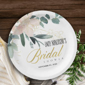 SOFT BLUSH FLORAL BUNCH WATERVERF VRIJGEZELLENFEES PAPIEREN BORDJE