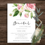 SOFT BLUSH FLORAL PEONY WATERVERF VRIJGEZELLENFEES KAART<br><div class="desc">Als u nog meer aanpassingen nodig hebt,  kunt u mij op yellowfebstudio@gmail.com vrij klikken.</div>