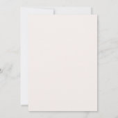 Soft Blush Florals Moderne Christening Invitation Bedankkaart (Achterkant)