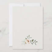 Soft Blush Peony Eucalyptus Foliage Couples Shower Kaart (Achterkant)