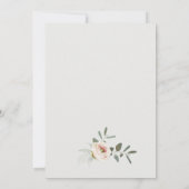 Soft Blush Peony Eucalyptus Foliage Couples Shower Kaart (Achterkant)