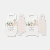 Soft Blush Pink Peonies Eucalyptus Foliage Weddens Bedankdoosjes (Uitgevouwen)