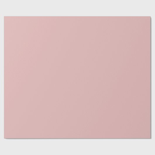 Soft Blush Pink Solid Cadeaupapier (Vlak)