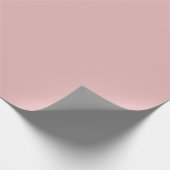 Soft Blush Pink Solid Cadeaupapier (Hoek)