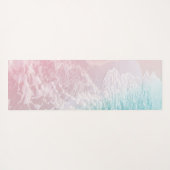 Soft Blush Pink Turkooise Ocean Dream #1 #water  Yogamat (Achterkant (horizontaal))