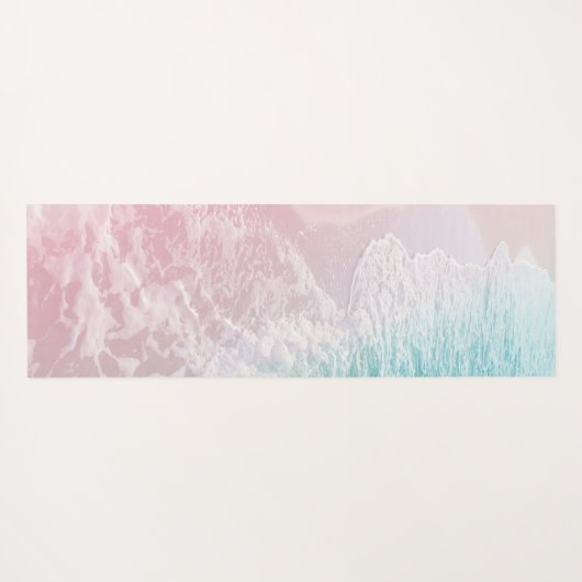Soft Blush Pink Turkooise Ocean Dream #1 #water  Yogamat (Achterkant (horizontaal))