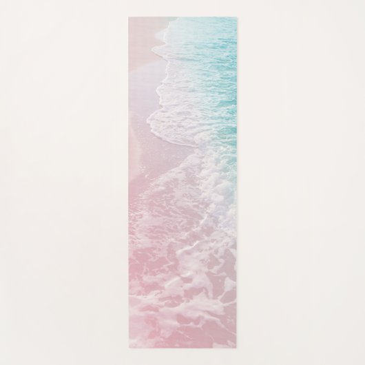 Soft Blush Pink Turkooise Ocean Dream #1 #water  Yogamat (Voorkant)