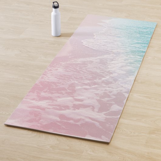 Soft Blush Pink Turkooise Ocean Dream #1 #water  Yogamat (In situ)