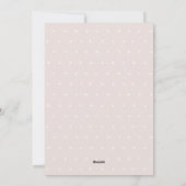 SOFT BLUSH ROOS PINK CALLIGRAPHY MERRILY MARRILY FEESTDAGENKAART (Achterkant)