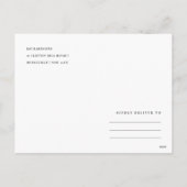 SOFT BLUSH ROOS PINK MINIMAL MERRILY MARRILY FEESTDAGENKAART (Achterkant)