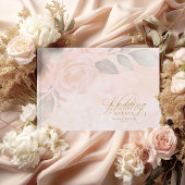 Soft Blush Rozen Wedding ID828 Guest Book Gastenboek