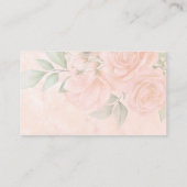 Soft Blush Rozen Wedding Wishing Well V3 ID828 Informatiekaartje (Achterkant)
