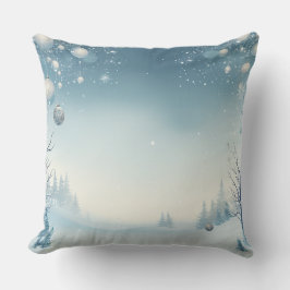 Soft Blush Winter Wonderland Kussen