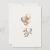 Soft Boho Neutral Baby Clothes Baby shower Kaart (Achterkant)