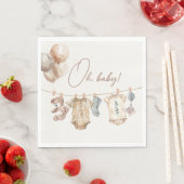 Soft Boho Neutral Baby Clothes Baby shower Servet (Insitu)