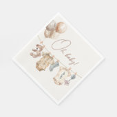 Soft Boho Neutral Baby Clothes Baby shower Servet (Hoek)