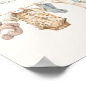 Soft Boho Neutral Baby Clothes snoep en lekkernije Poster (Hoek)