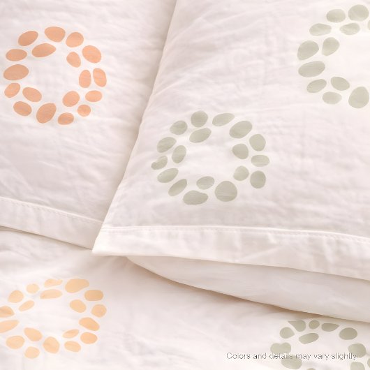 Soft Boho Pebble Circle Pattern Pillowcase Kussensloop
