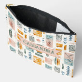 Soft Boho Webs en Pijlen Patroon Etui (Open)