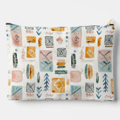 Soft Boho Webs en Pijlen Patroon Etui (Achterkant)