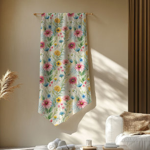 Soft Boho Wild Flowers Perfect Gift voor haar ziel Fleece Deken
