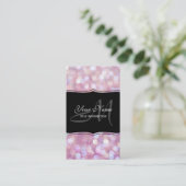 Soft Bokeh Glitter Sparkles Visitekaartje (Staand voorkant)