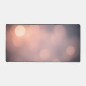Soft Bokeh Glow Desk Mat – Esthetisch Roze & Perzi (Voorkant)