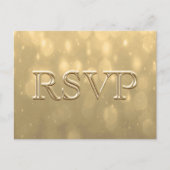 Soft Bokeh | RSVP Uitnodiging Briefkaart (Voorkant)