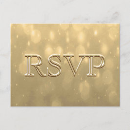 Soft Bokeh | RSVP Uitnodiging Briefkaart