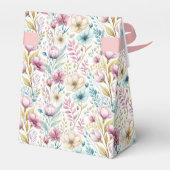 Soft Botanical Easter Flower Design Bedankdoosjes (Achterkant)