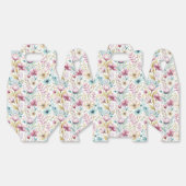 Soft Botanical Easter Flower Design Bedankdoosjes (Ongevouwen)