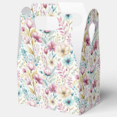 Soft Botanical Easter Flower Design Bedankdoosjes (Open)