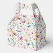 Soft Botanical Easter Flower Design Bedankdoosjes (Achterkant)